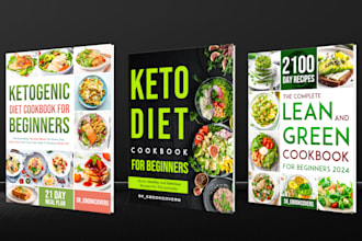 design cookbook cover or ebook cover