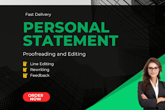 professionally improve your personal statement in 24 hours