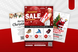 design stunning flyers or posters to promote your business