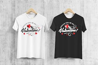 do bulk t shirt or mug designs for printful, shopify, etsy, redbubble and pod