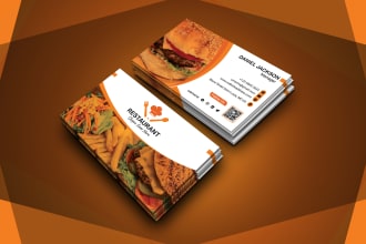 do restaurant food business card, menu, price list