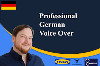 record a native german adult male voice over