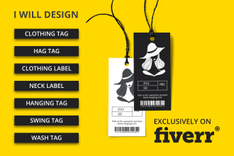 do hang tag, clothing tag, clothing label, neck label, hanging tag design