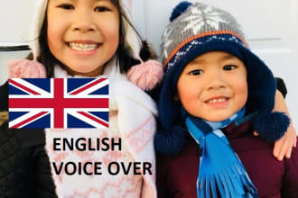 do a voiceover for you in a british child voice