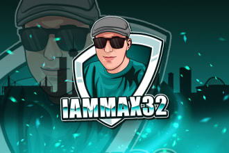 design custom twitch overlay logo and stream package