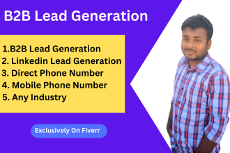 do b2b lead generation, collect email address from linkedin