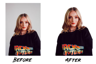 remove any 15 pictures background to white or transparent