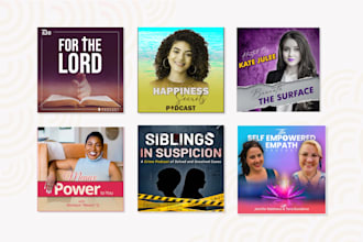 design catchy podcast cover art in 12 hrs with 3d mockup free