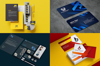 create professional business card, logo, letterhead and stationery design