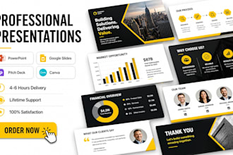 design a professional real estate listing presentation