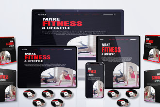 design digital product cover bundle mockup, ecover bundle, product cover box