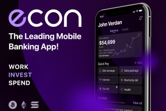 design professional and modern UI UX