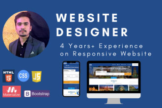 design, redesign and make responsive website