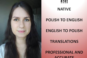 provide native polish english translation