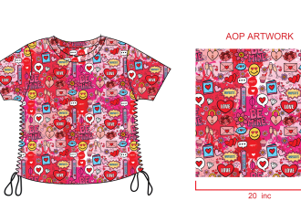 design a repeated seamless geometric pattern and muck up