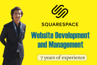 develop and manage your squarespace website