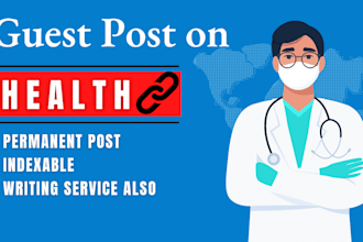 do guest post on health websites