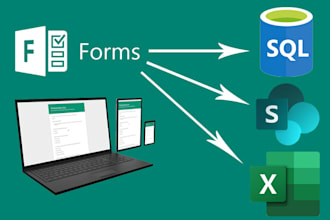 secure your microsoft forms and save the data to a database