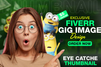 design fiverr gig image, gig thumbnail gig picture gig cover