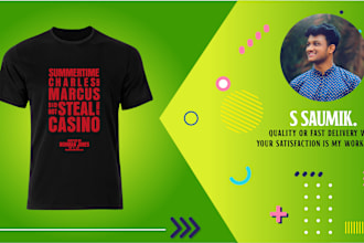 create vectorize, recreate, redraw, and redesign t shirts