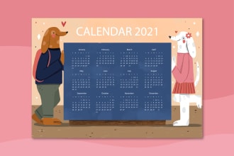 design planner journal and calendar design