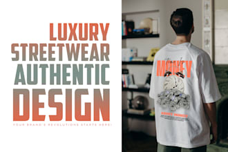 do streetwear t shirt design for your brand