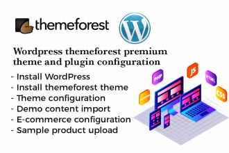 install, configure and customize themeforest wordpress theme