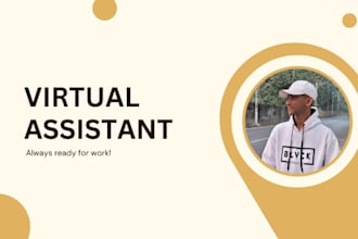help with research, data entry, and admin as your virtual assistant