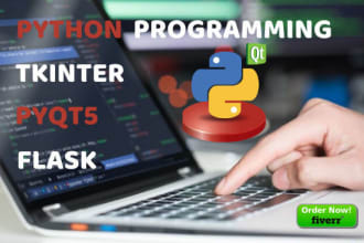 create python, tkinter, flask and java projects