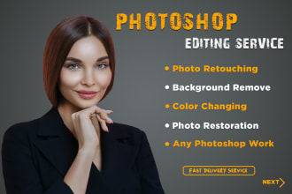 do portrait headshot photo retouching and photoshop edit