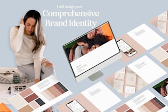 craft a premium brand identity and strategic brand style guidelines