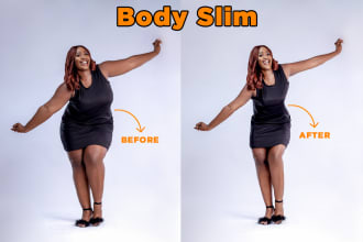 make you slim,body reshape, photo retouch using photoshop