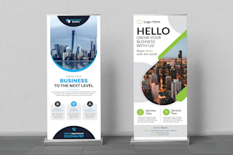 create rollup, popup, or retractable banners for events