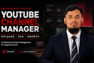 manage your youtube channel, uploads, and video SEO