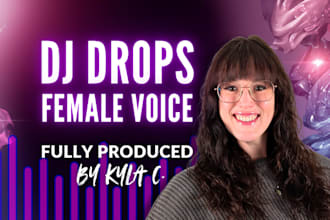 record amazing female dj drops