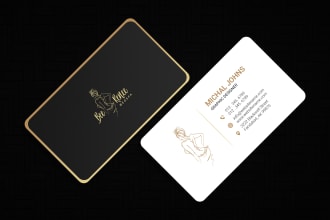 do luxury square uv spot round embossed debossed gold foil business card design