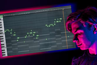 compose a hardstyle melody in your style