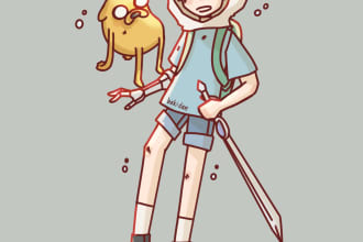 draw commission in my simple art style
