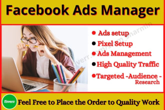be your facebook  ads manager
