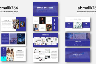 design a professional powerpoint presentation or HD video