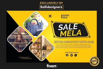 design creative social media covers, ads and banners