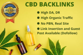provide quality do follow cbd guest post backlinks
