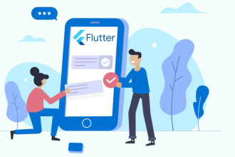 build mobile apps using flutter for both android and ios