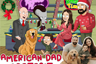 draw you in american dad style