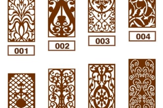 give 3000 dxf files for cnc design engraving and laser cut