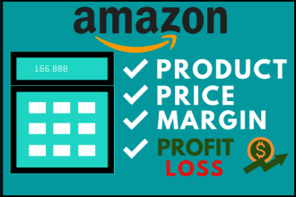 do amazon price and margin analysis of your product