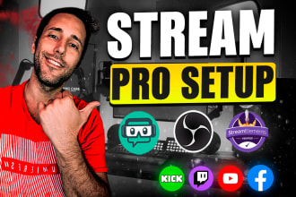setup or configure obs studio for live streaming recording