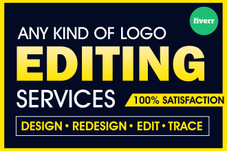 edit, modify, redesign, vectorize logo, photoshop, graphic, make transparent log