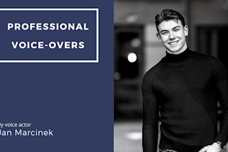 record a professional english voiceover