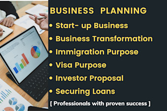 create outstanding business proposal and plan